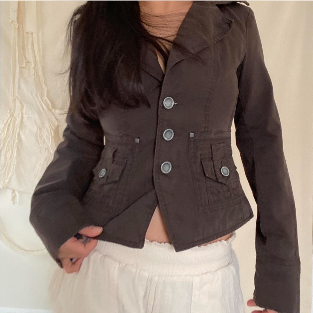 Y2K Brown blazer